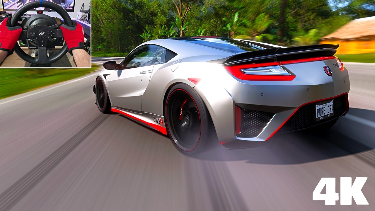 Acura NSX 1015HP VS Supercars - Forza Horizon 5 | Steering Wheel Gameplay