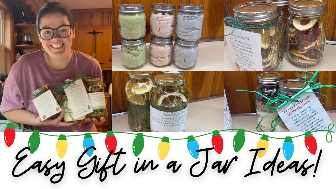 Easy Gift In a Jar Ideas || DIY Christmas Gifts That Won't Break The Bank || A Homemade Christmas