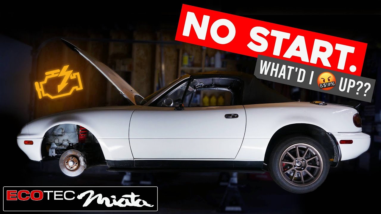 WILL IT START?? Fuel Lines, Catch Can, EVAP, Manifolds DIY Ecotec Miata Engine Swap