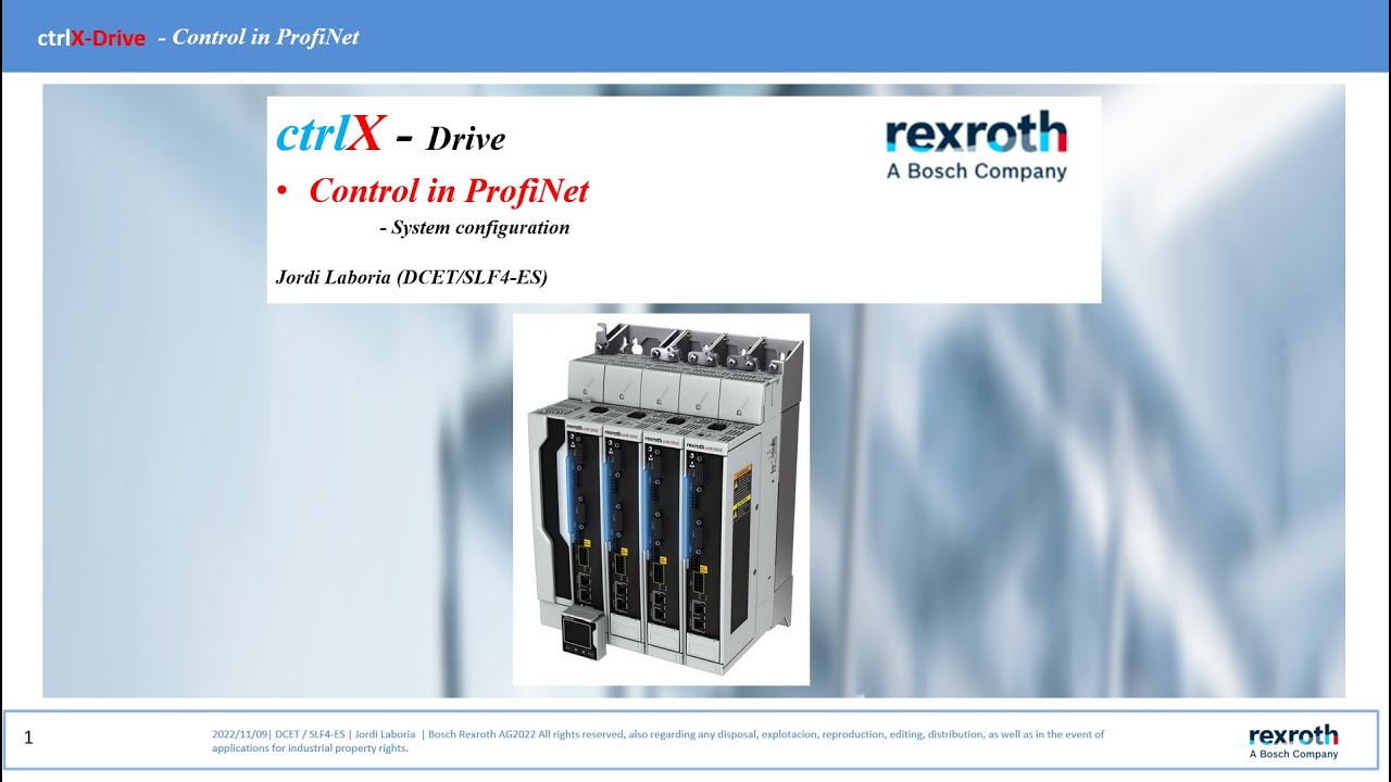 Using ctrlXDrive In ProfiNet