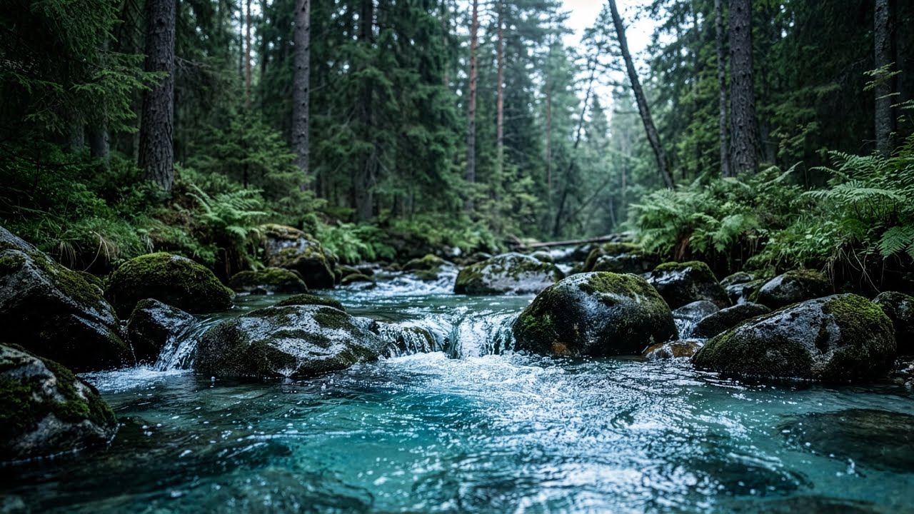 🌊 Calm River Flowing Water for Focus and Stress Relief