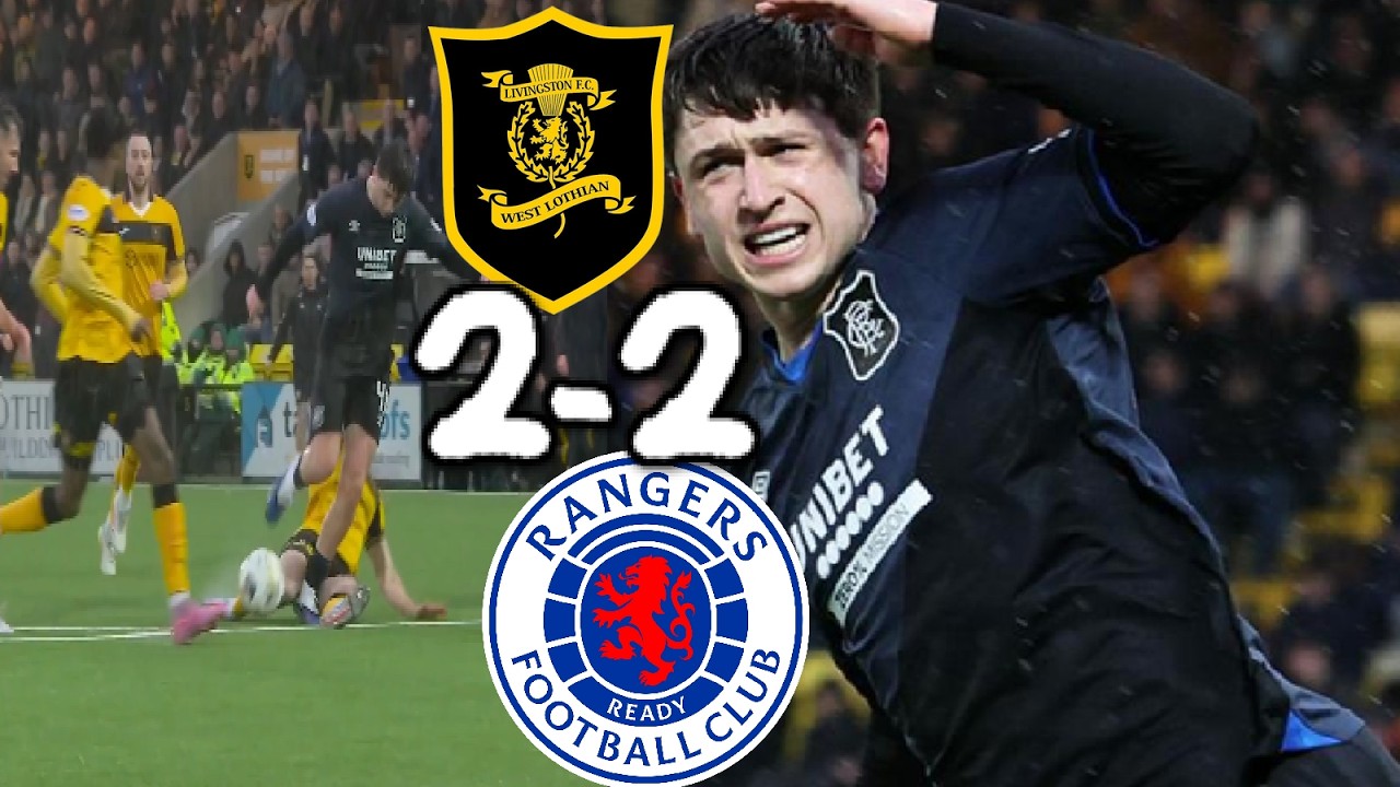 ABSOLUTE CORRUPTION AS WE BOTTLE IT YET AGAIN! LIVINGSTON 2-2 RANGERS | MATCH REVIEW
