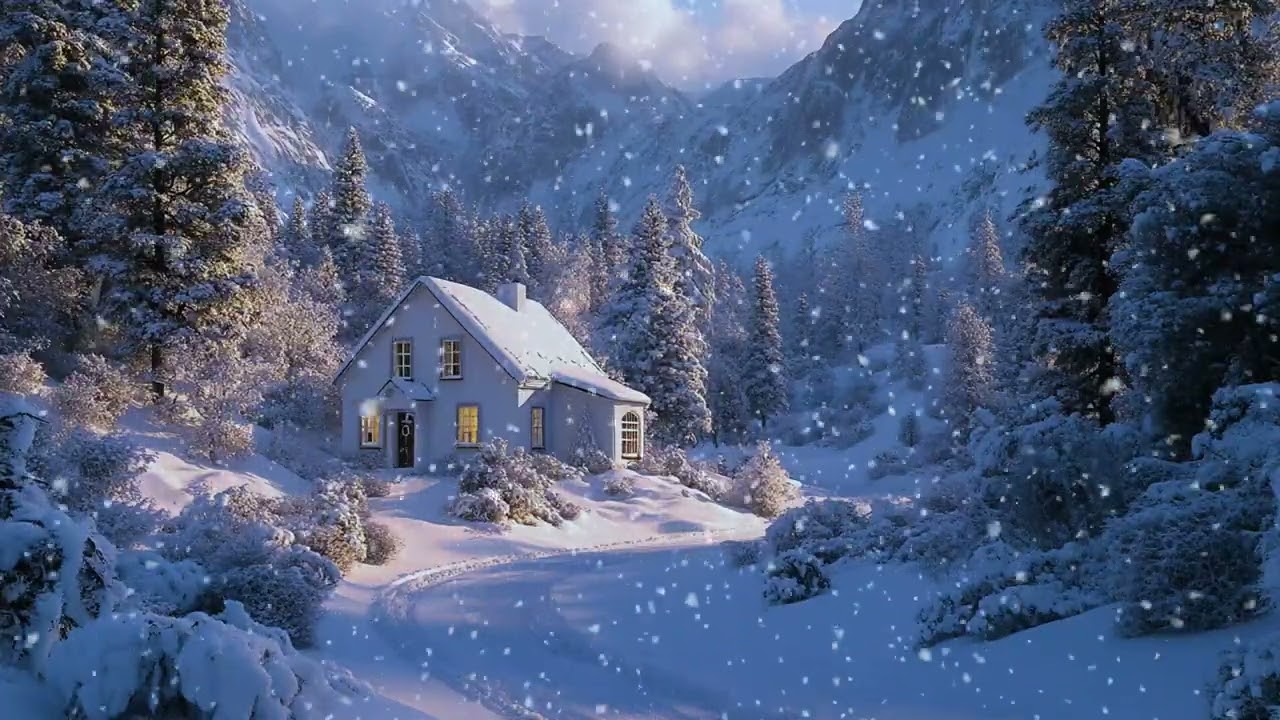 4K Whiteout Blizzard in the High Mountains — Intense Snowstorm Ambience for Sleep