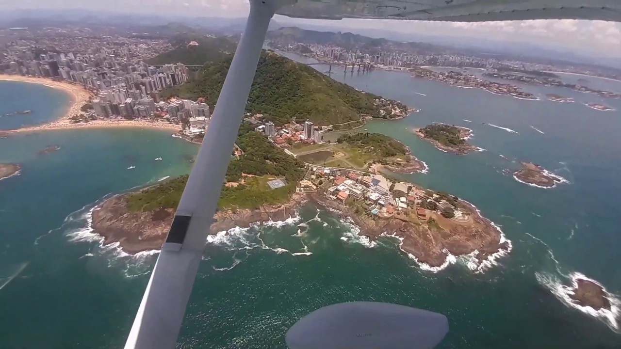 POUSO NA NOVA PISTA DO AEROPORTO DE VIT&Oacute;RIA ( SBVT )
