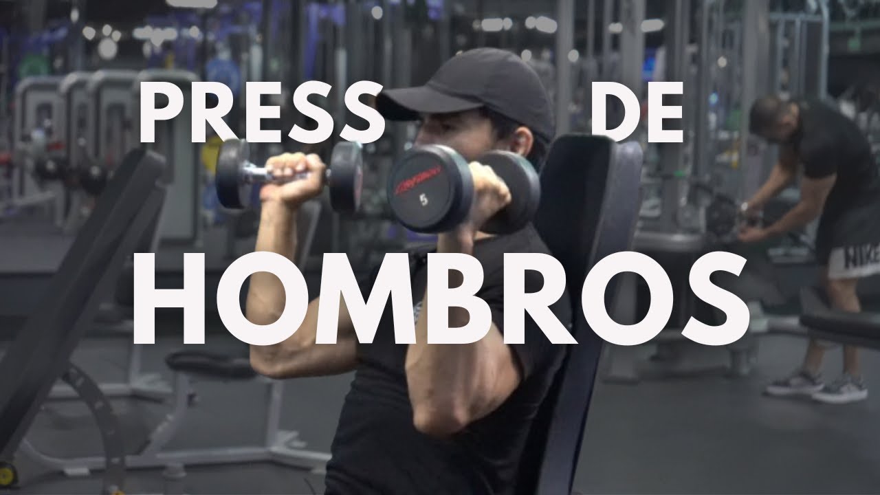 Press de hombros con mancuernas