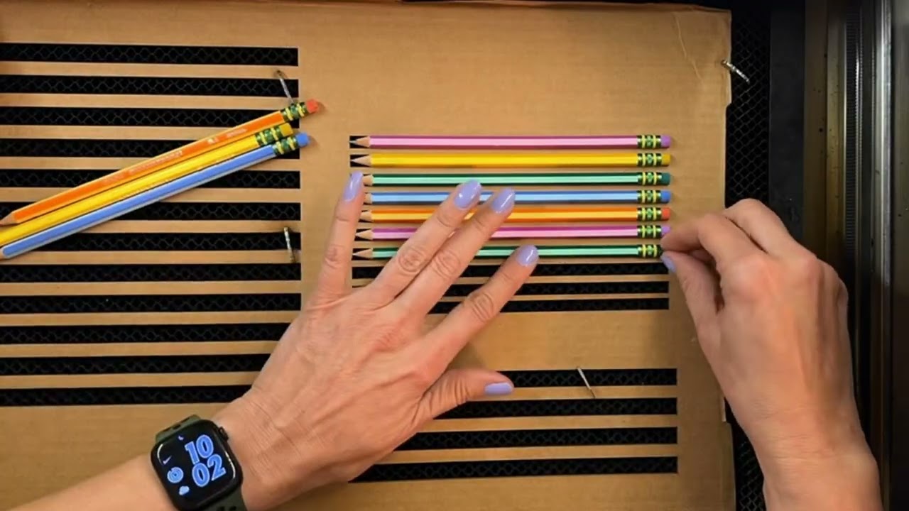 Perfect Pencil Engraving Every Time! DIY Jig Trick with Cardboard