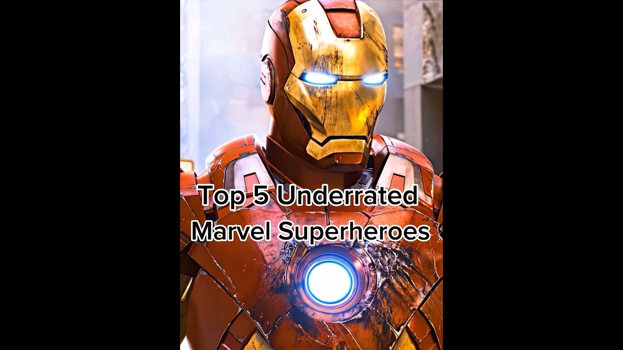 Top 5 Underrated Marvel Superheroes #shorts