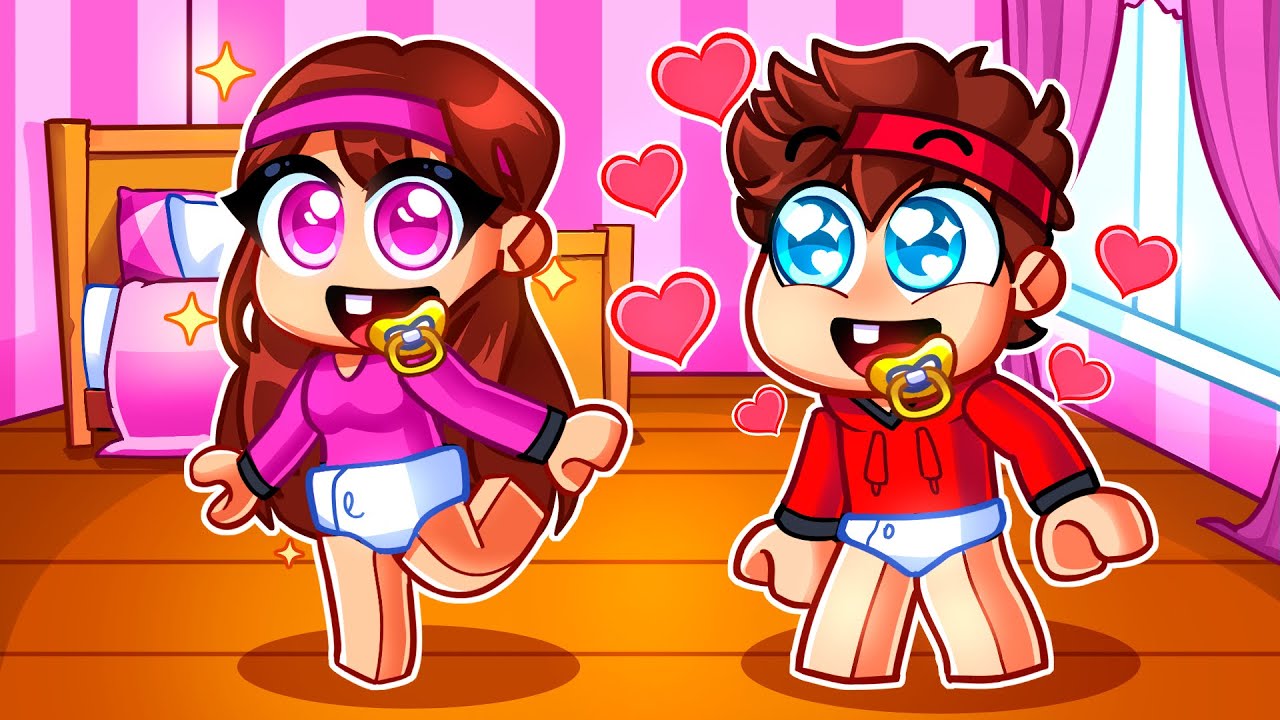 Bébé Talcado CRUSH sur Bébé Anna sur Roblox Brookhaven !