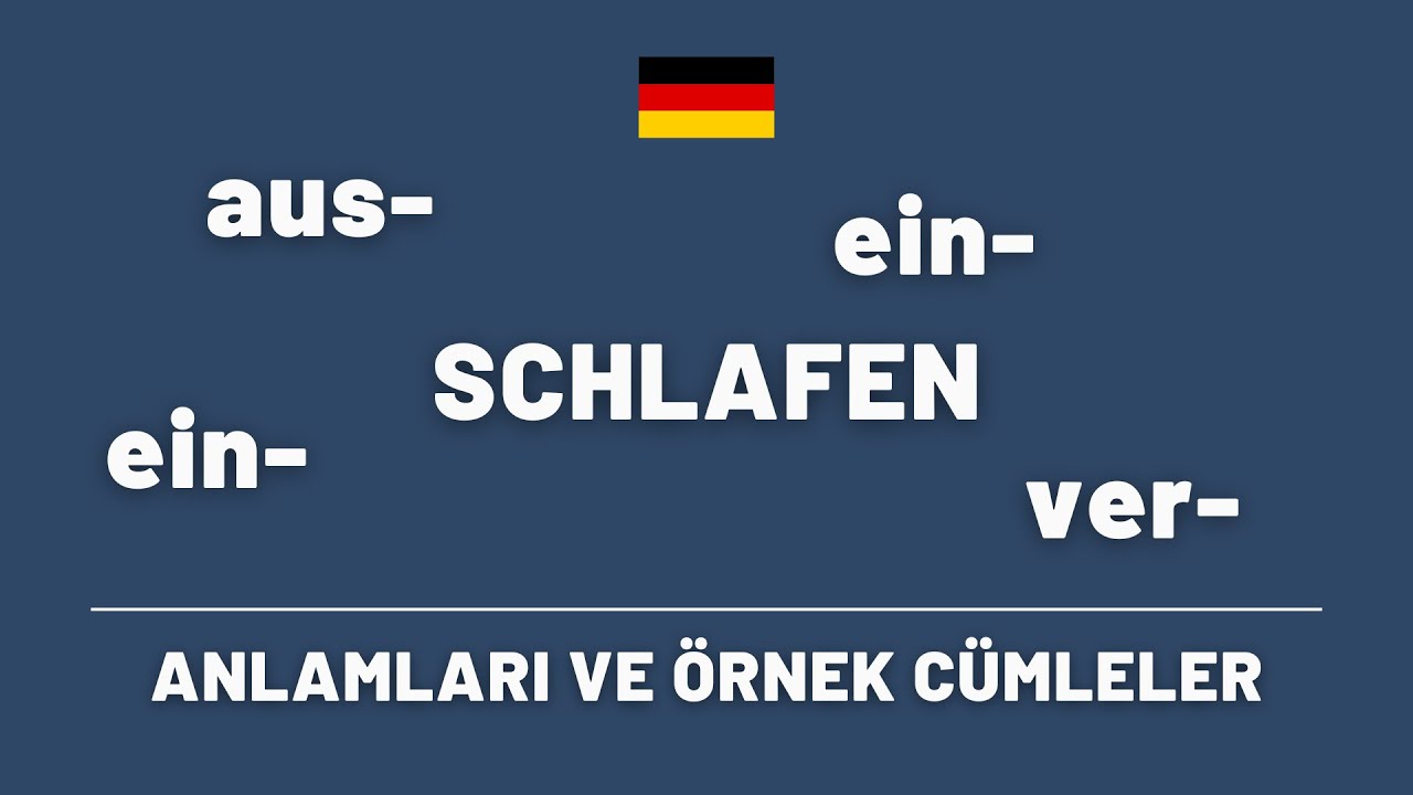 SCHLAFEN - EINSCHLAFEN - VERSCHLAFEN - AUSSCHLAFEN - DURCHSCHLAFEN 😴