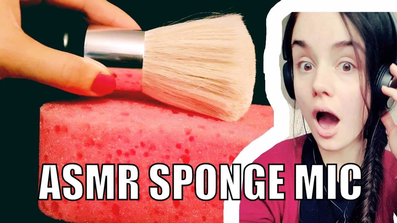 ASMR Sponge Mic (NO TALKING) Brushing & Scratching - Intense Sounds -