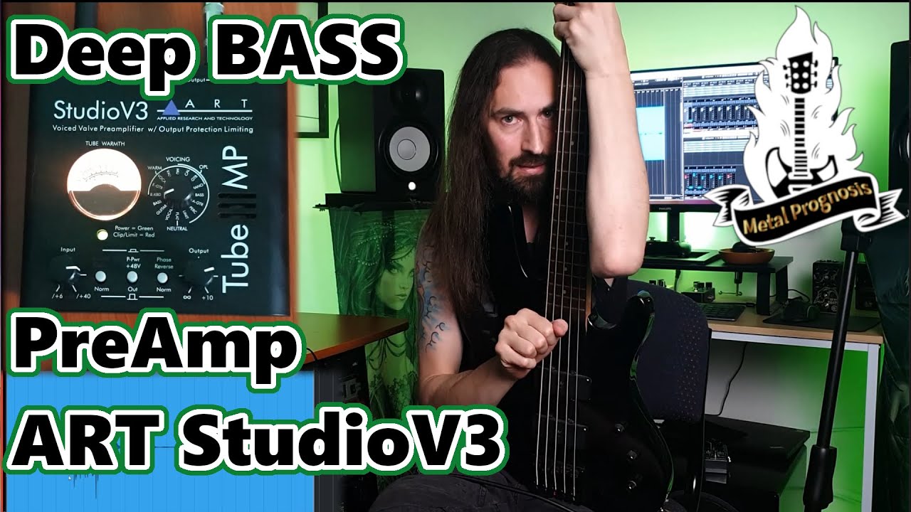 Studio V3 Tube MP with a Deep tuned BASS! First impression using this Preamp!