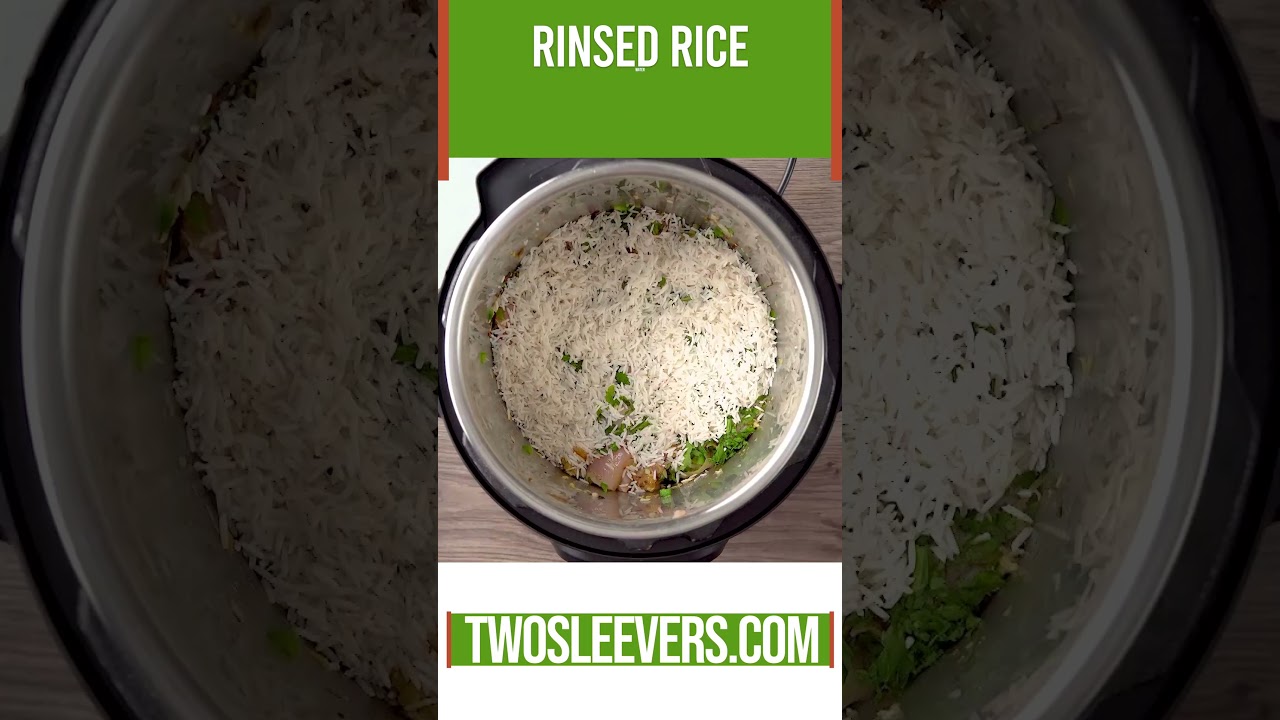 Instant Pot Chicken Biryani Recipe