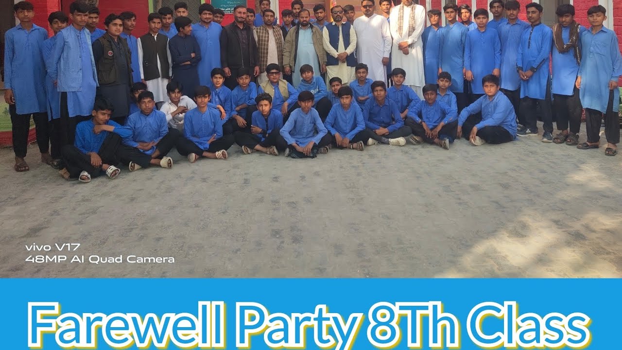 Epic 8th Class Farewell Party at GHS Khuhawar!