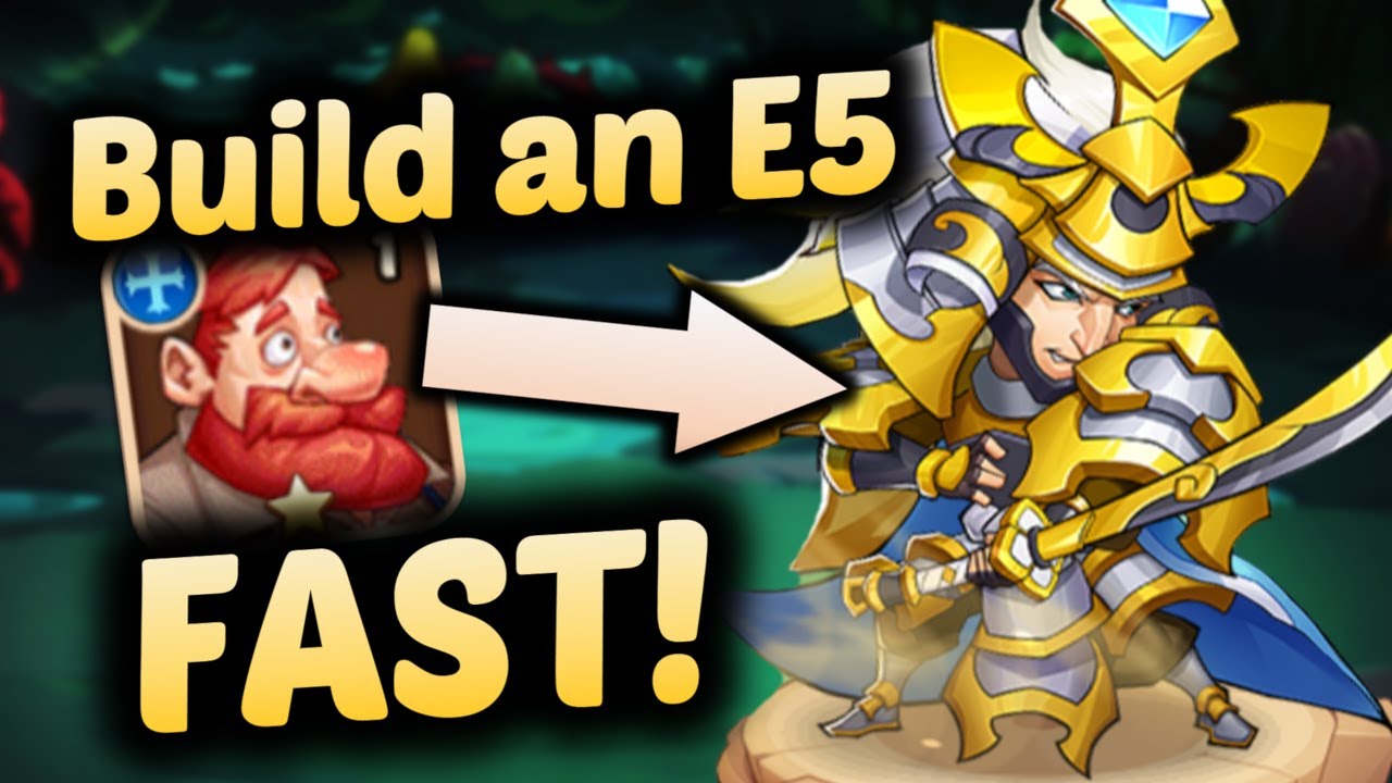 How to Build Your First E5 in IDLE HEROES