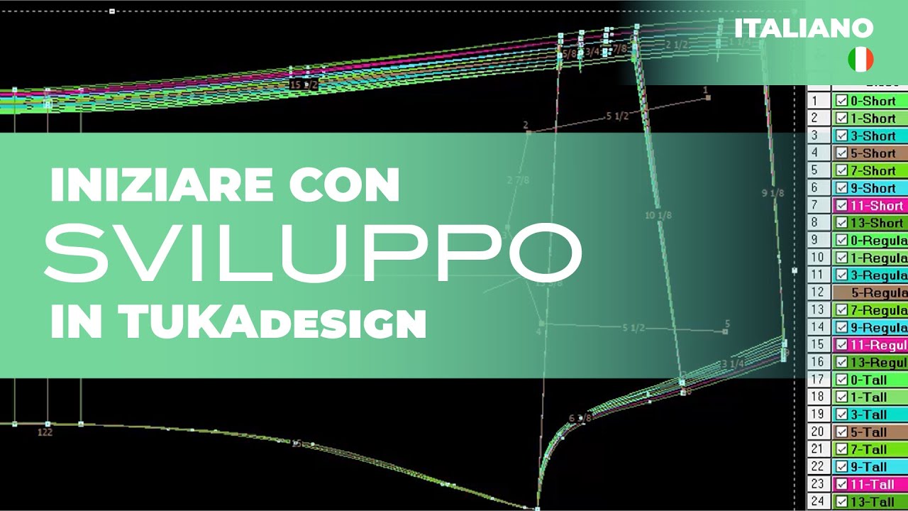 Italiano - Getting Started with Grading in TUKAdesign (2023) | Computer Grading Demo Tutorial