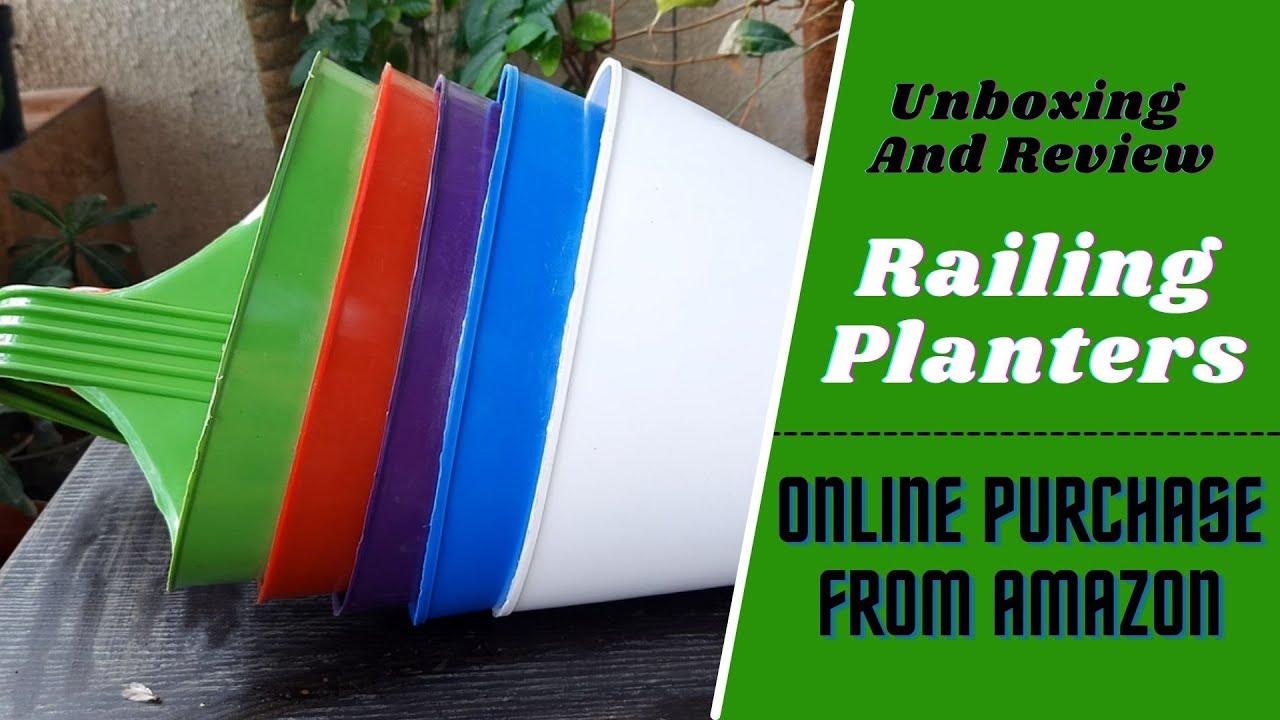 Railing Planter From Amazon - Unboxing And Review