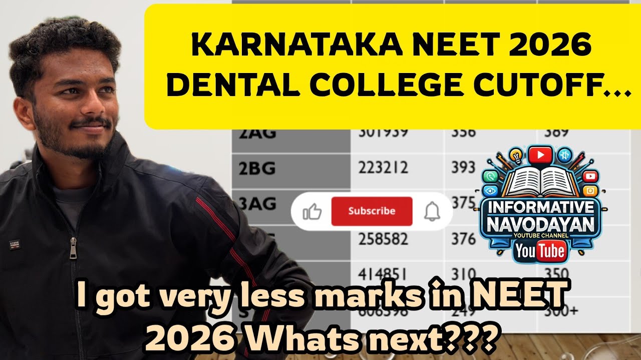 Karnataka BDS Dental Colleges NEET 2026 Cutoff marks and Ranks #karnatakabdscutoff#neet2026bdscutoff