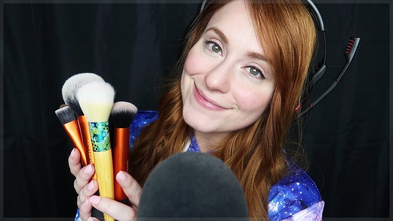 ASMR Brushing the Microphone [Soft Spoken / Slight, Gentle Tapping]