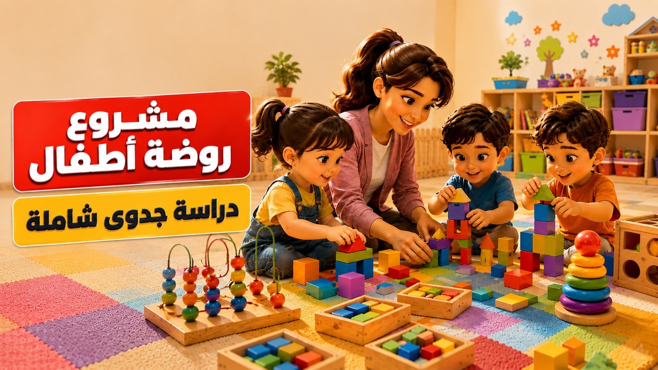 مشروع روضة اطفال و حضانة اطفال دراسة جدوى كاملة الشروط التكاليف و الارباح مشروع مربح جدا و غير مكلف