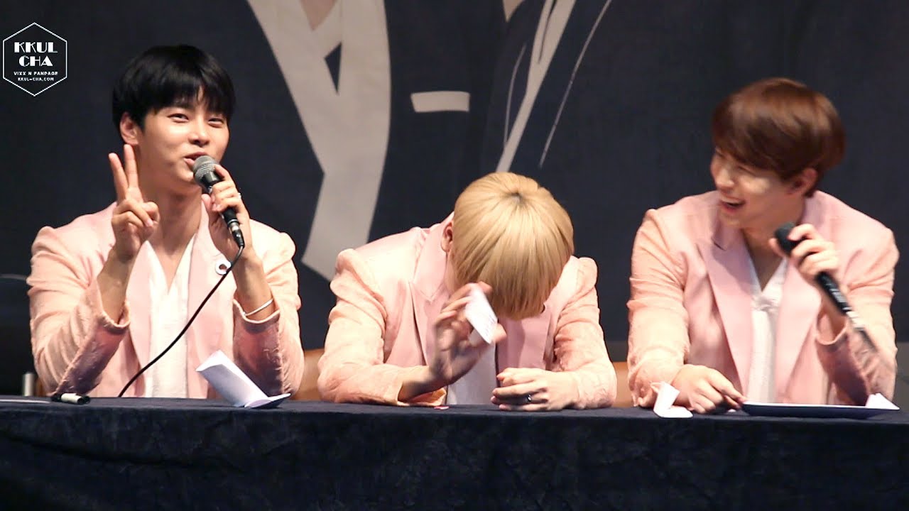 [FANCAM] '도원경' 탐나는 파트 (혁이 부채 날려 썸뜩했다는 학연) @ 170528 빅스 합정 팬사인회