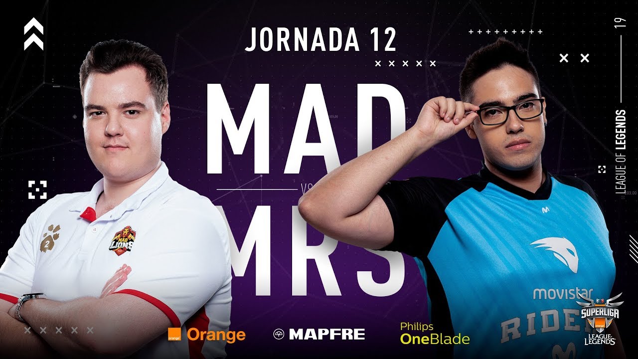 MAD LIONS E.C. VS MOVISTAR RIDERS | Superliga Orange League of Legends | Jornada 12 | 2019