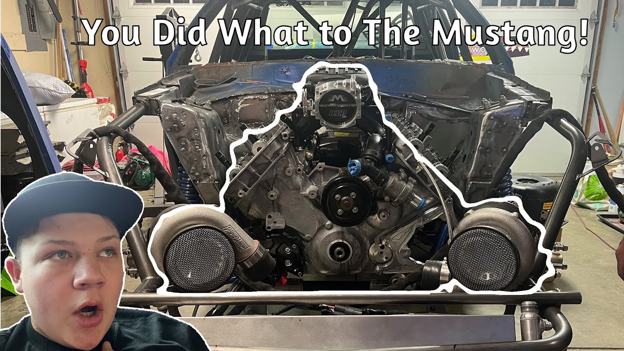 The Blue Mustang Is a Full Blown Race Car Now?