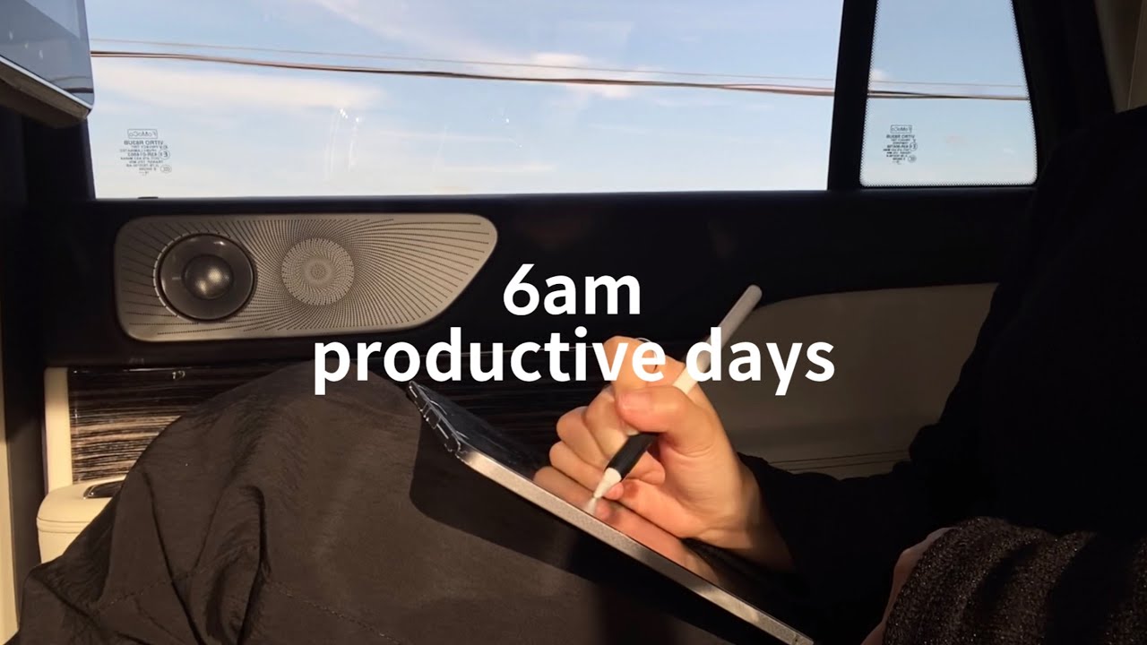 study vlog | 무한루프의 늪 | 6am productive days