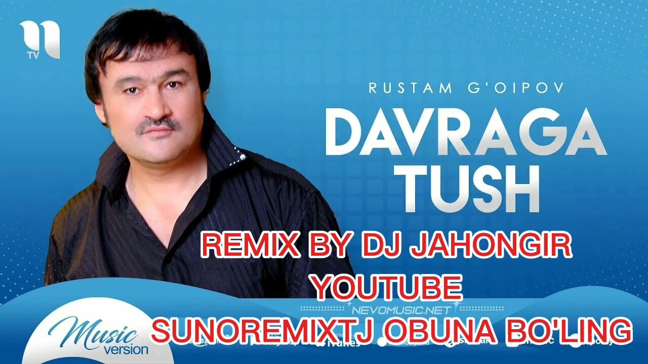 DAVRAGA TUSH REMIX - Rustam Go'yipov x DJ Jahongir | Eng Zo'r Versiya | SUNOREMIXTJ