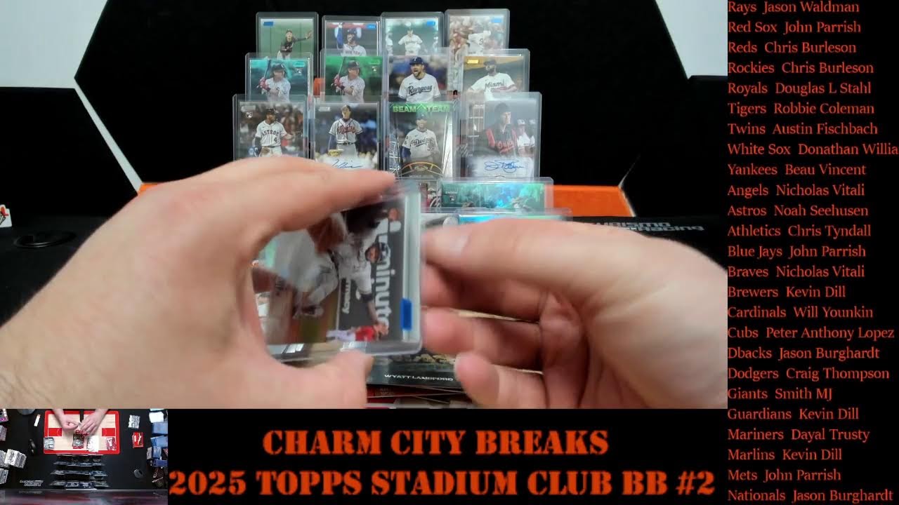 2025 Topps Stadium Club #2 - Half Case Hobby - Pick Your Team