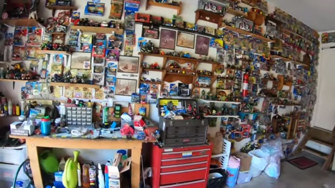 CAN YOU SPOT THE $500 TOY ON THIS WALL? I COULDN'T