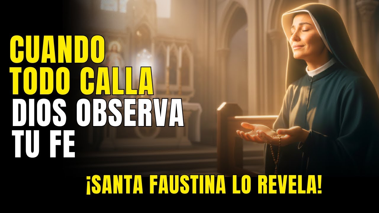 EL SILENCIO DE DIOS NO ES AUSENCIA &ndash; ES PRUEBA DE FE, SEG&Uacute;N SANTA FAUSTINA