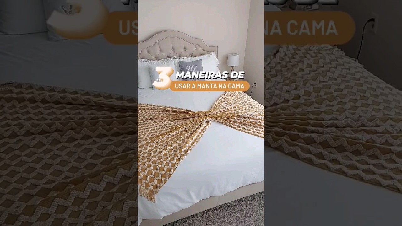 Como deixar sua cama mais arrumada com detalhes que fazem a diferen&ccedil;a ✔️🤎O que achou?