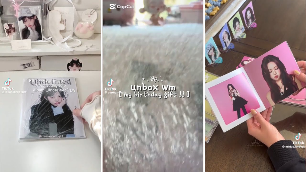 ૮ ˶• ༝ •˶ა ♡ album unboxing compilation! NOT MINE ‼️ credits to the og 💿✨