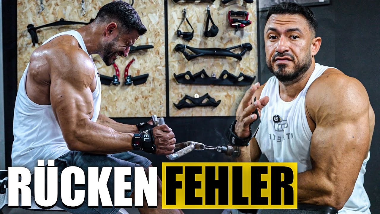 Vermeide dringend diese Fehler beim Rücken Training!