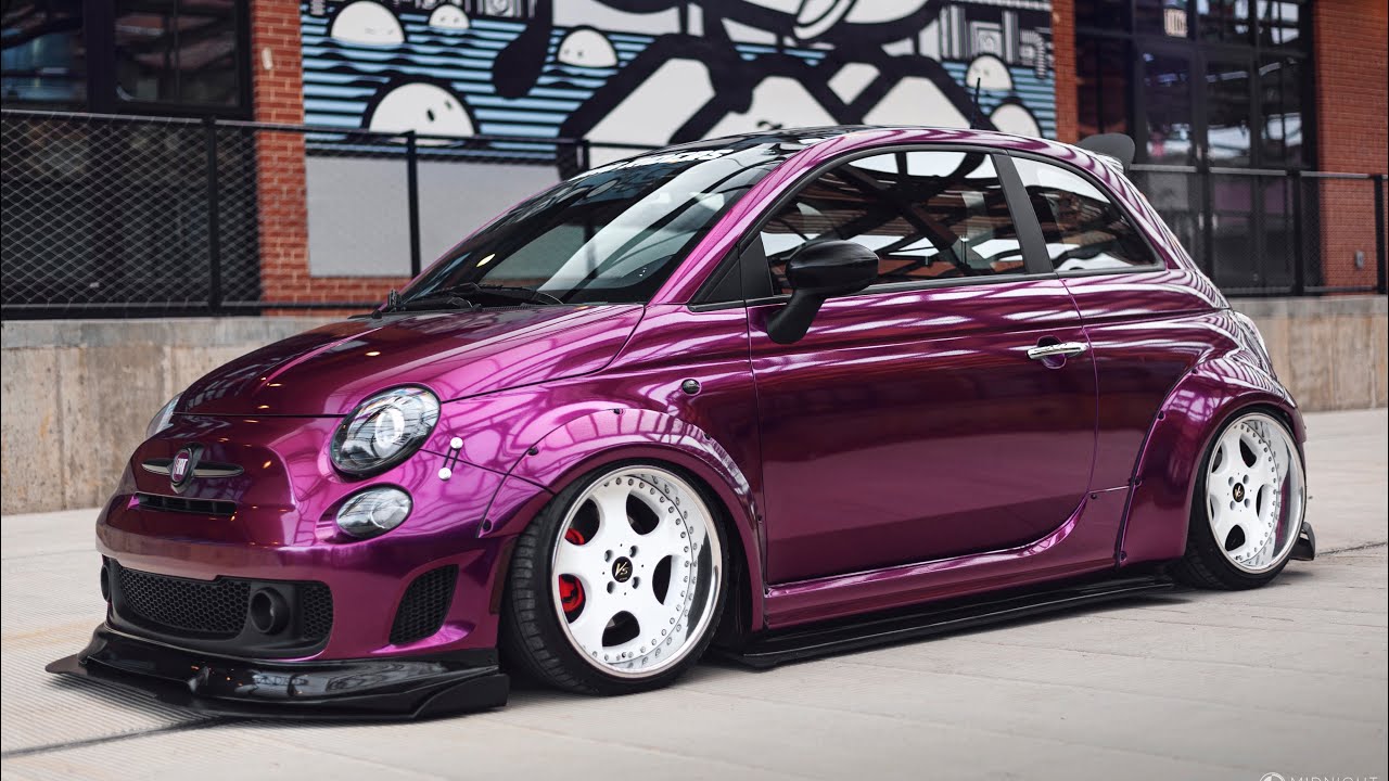 Fiat 500 WIDE-BODY wrapped!