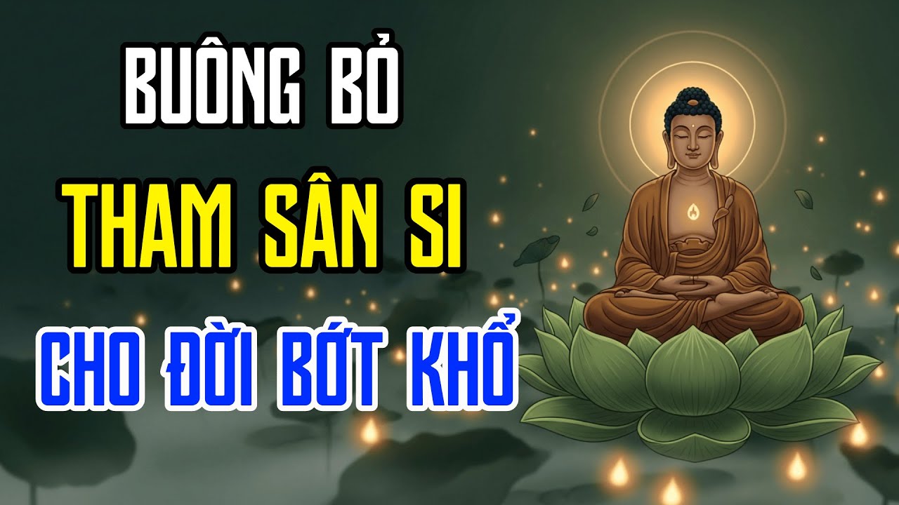Lời Phật Dạy Sâu Sắc: Buông Bỏ Tham Sân Si Là Cách Tốt Nhất Để Yêu Thương Chính Mình