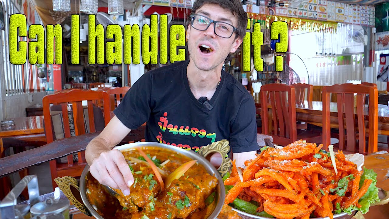 The HOTTEST Indian Food I've Ever Had (This Mutton KARAHI Is On FIRE!)