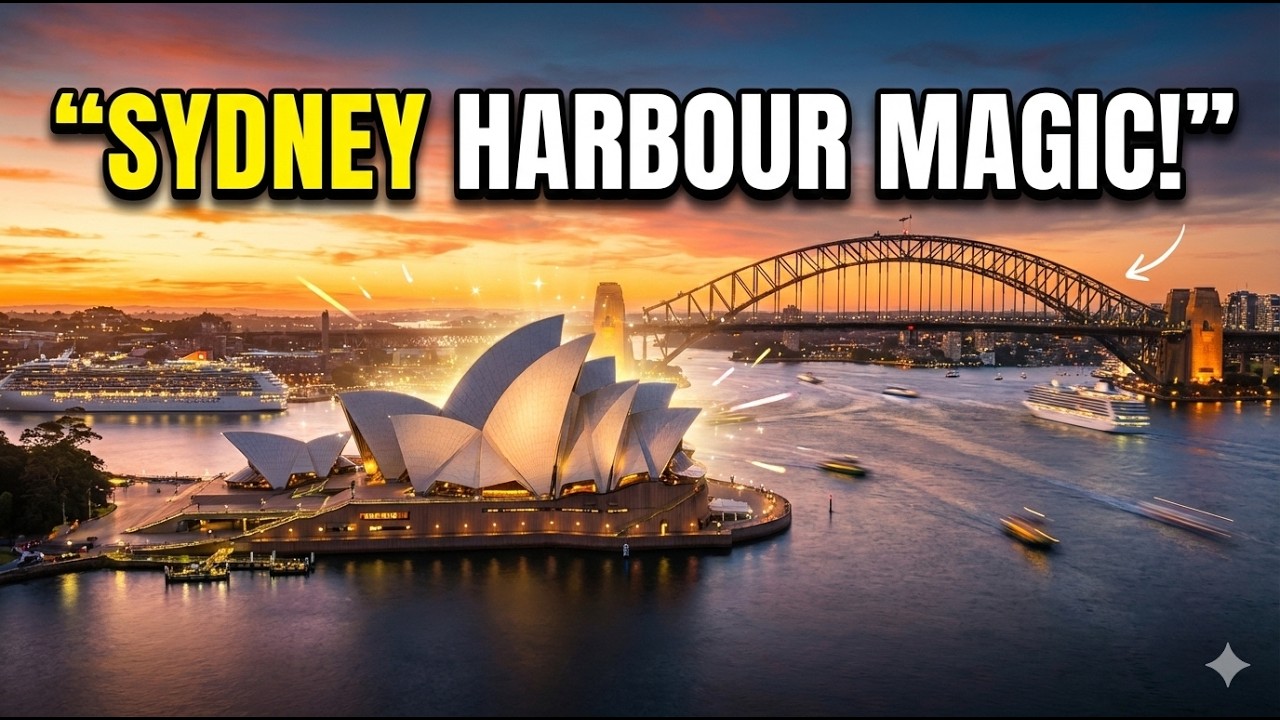 Sydney Opera House at Sunrise 🇦🇺 | Peaceful Morning Walk & Harbour Bridge Views