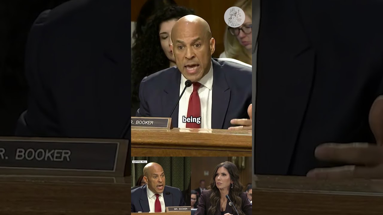 &ldquo;You Should Step Down&rdquo;: Booker Blasts Noem in Hearing #kristinoem #dhs