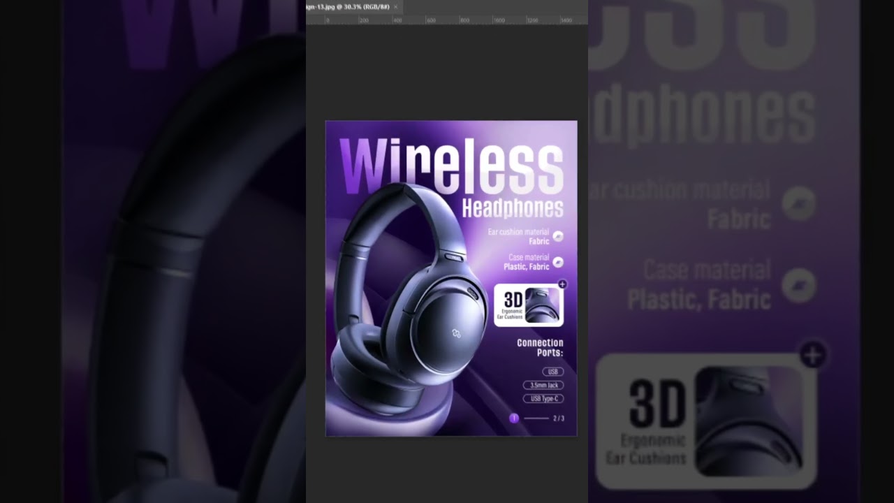 How to Design a Stunning Headphone Gadget Ad in Photoshop!
