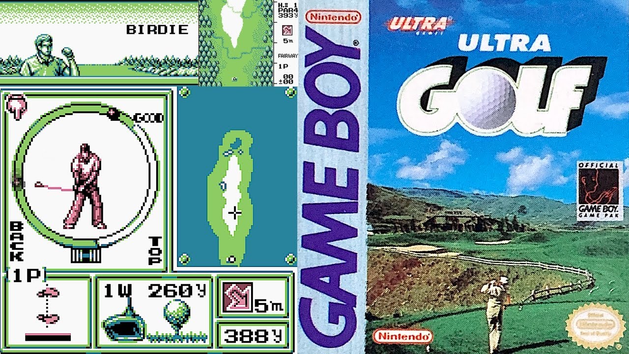 Ultra Golf on Nintendo Game Boy by Ultra (AKA Konami) 1991