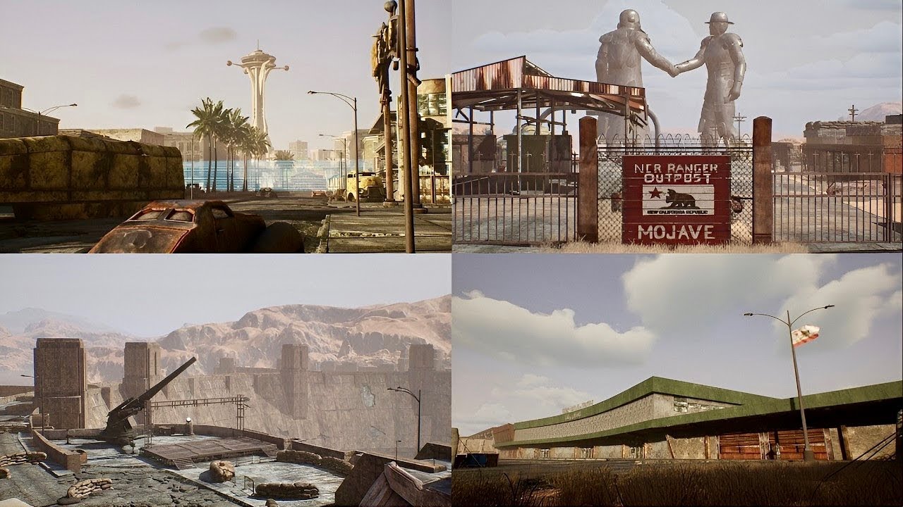 I Remade Fallout New Vegas Locations for a Fan-Film (Environment Showcase)