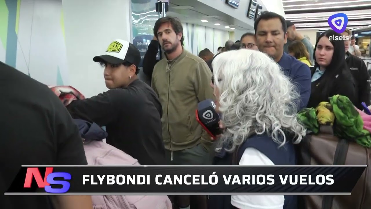 Malestar por vuelos cancelados en el aeropuerto