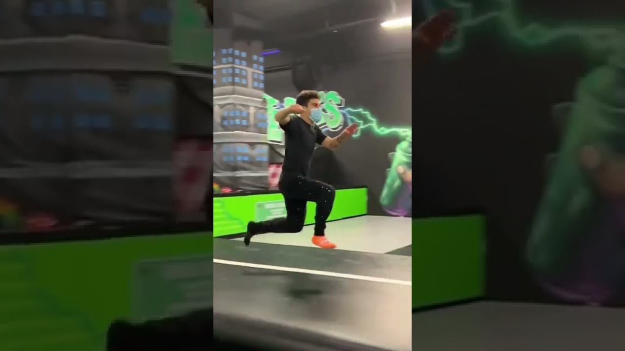 Reto extremo en pareja🥵😎 #acrobacia #gimnasia #parkour #flips #backflip