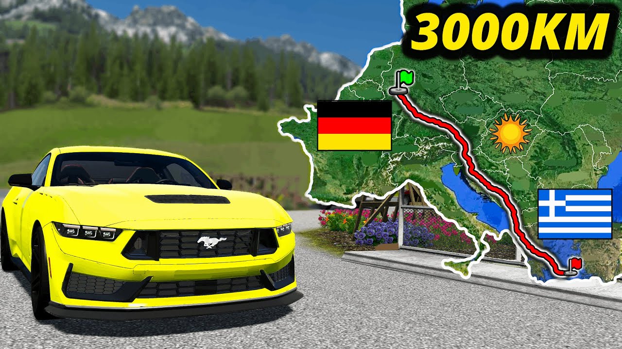 ETS2 Longest Road Trip (Cologne to Crete) Germany to Greece | Euro Truck Simulator 2
