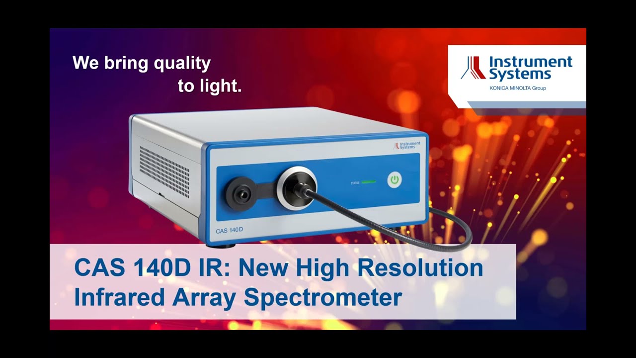 New High resolution Infrared Array spectrometer CAS 140D IR