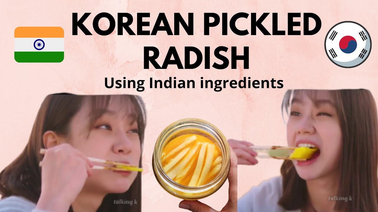 Kdrama inspired Korean Pickled Radish Danmuji using Indian ingredients | Korean Pickle recipe