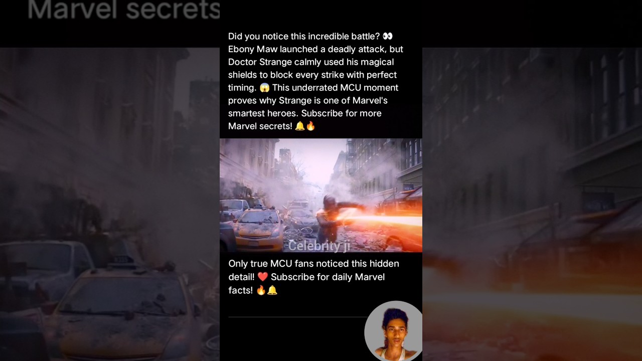 Doctor Strange Easily Countered Ebony Maw's Powerful Attack in Infinity War! 🔥#unitedstates