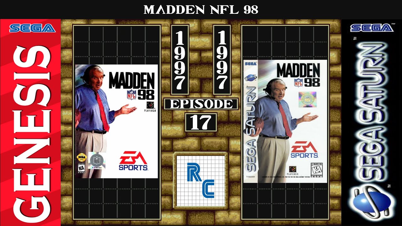 Sega Genesis Vs Sega Saturn - Madden NFL 98