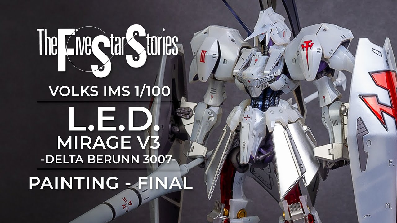 ВЕЛ. Mirage V3 — версия Delta Berunn — Volks 1/100 IMS — Покраска!
